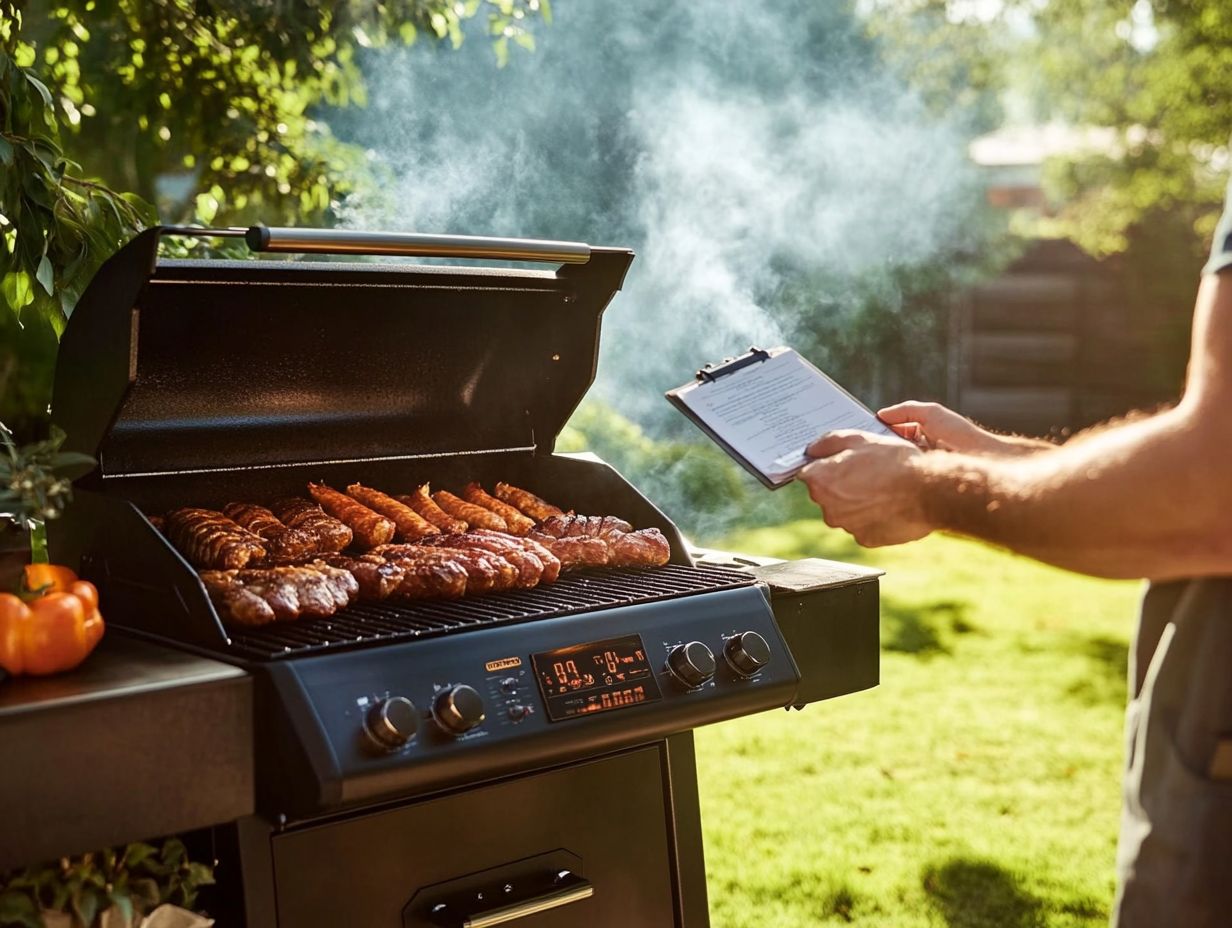 A variety of popular barbecue dishes including ribs, brisket, and pulled pork.