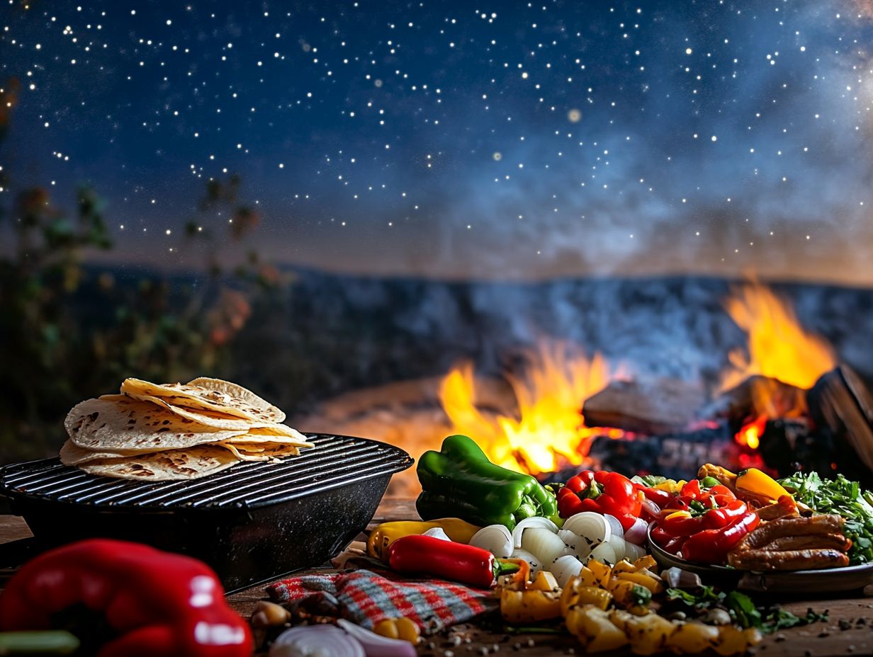 Tips for Preparing Tacos While Camping with Fresh Ingredients