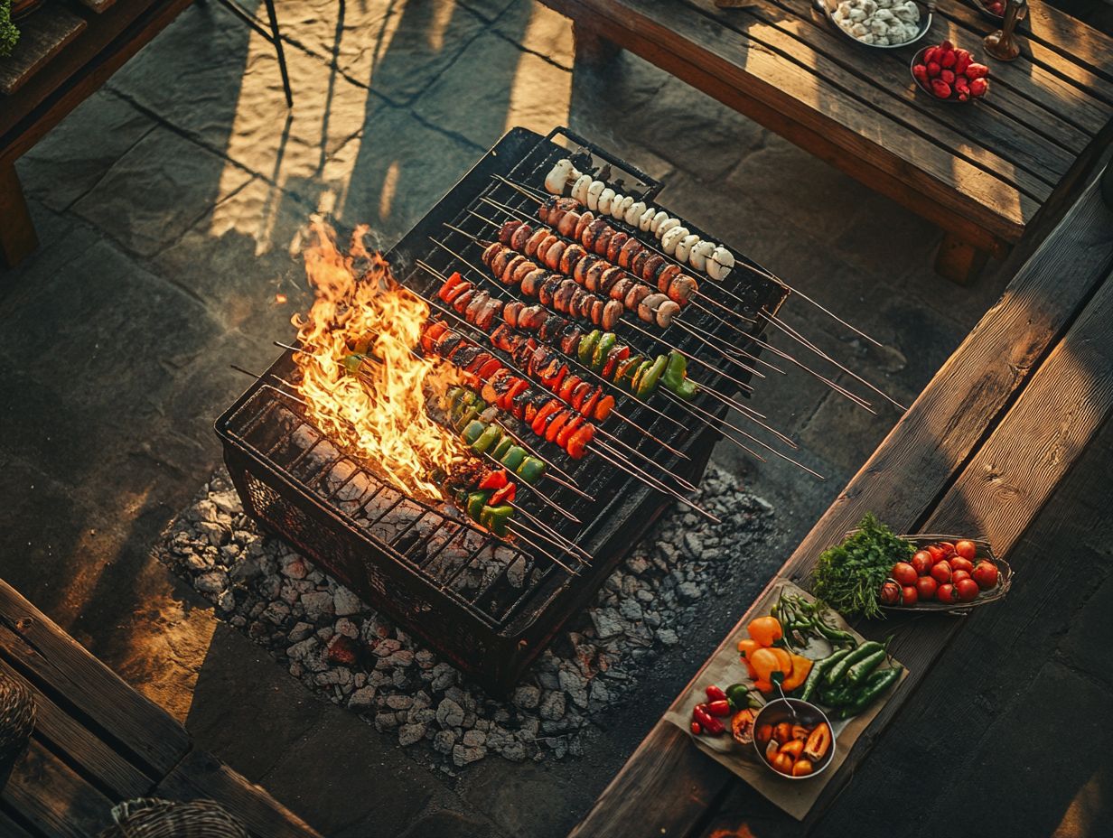 Image showing key takeaways about fire pit recipes.