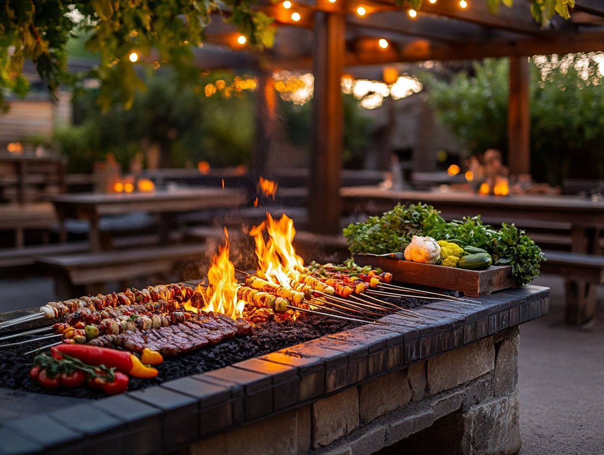 Delicious recipes for cooking on a fire pit