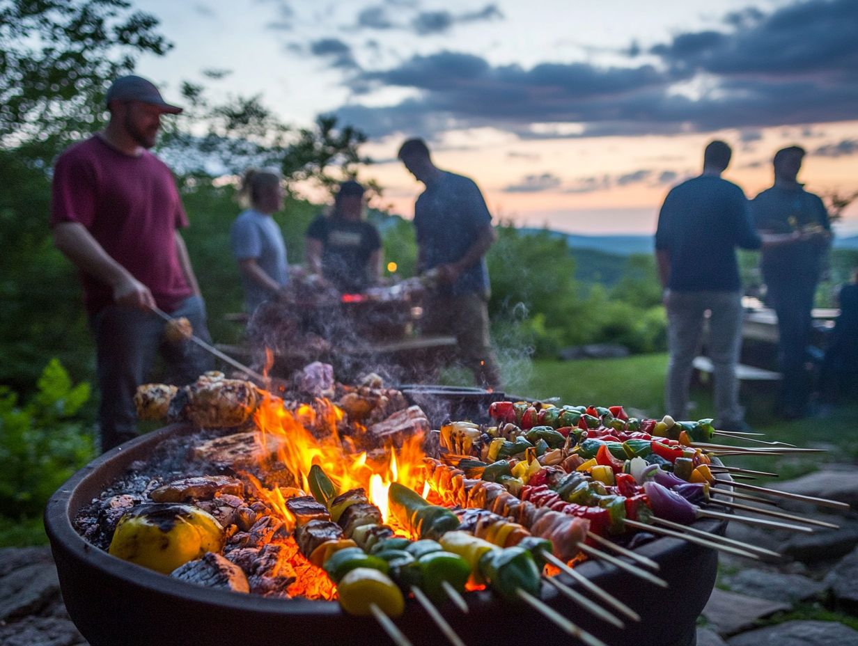 What Are Some Essential Tools for Cooking Over a Fire Pit?