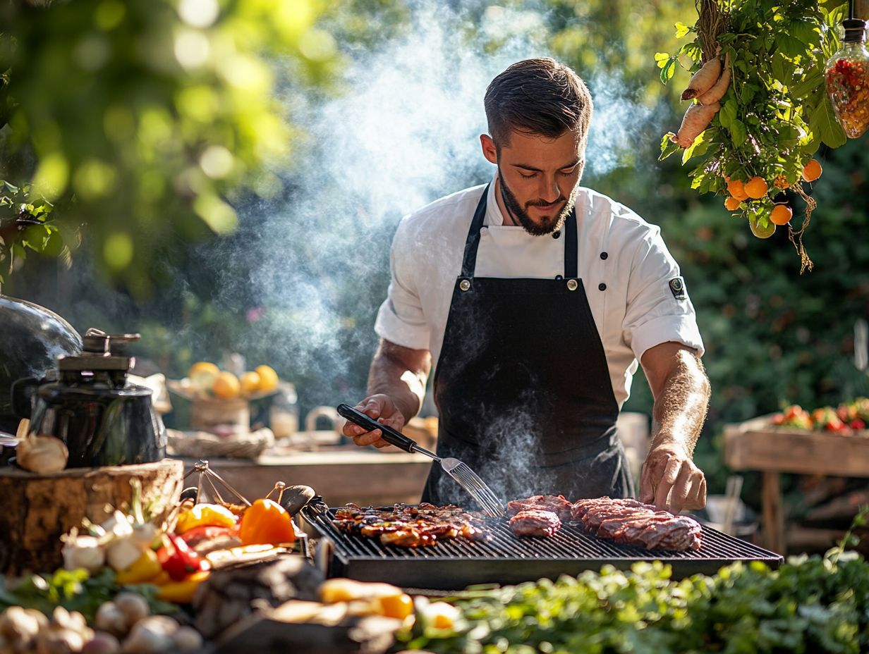 Grilling tips: oiling the grill grates for better cooking