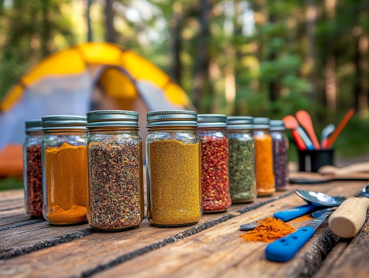 An assortment of Italian seasoning herbs