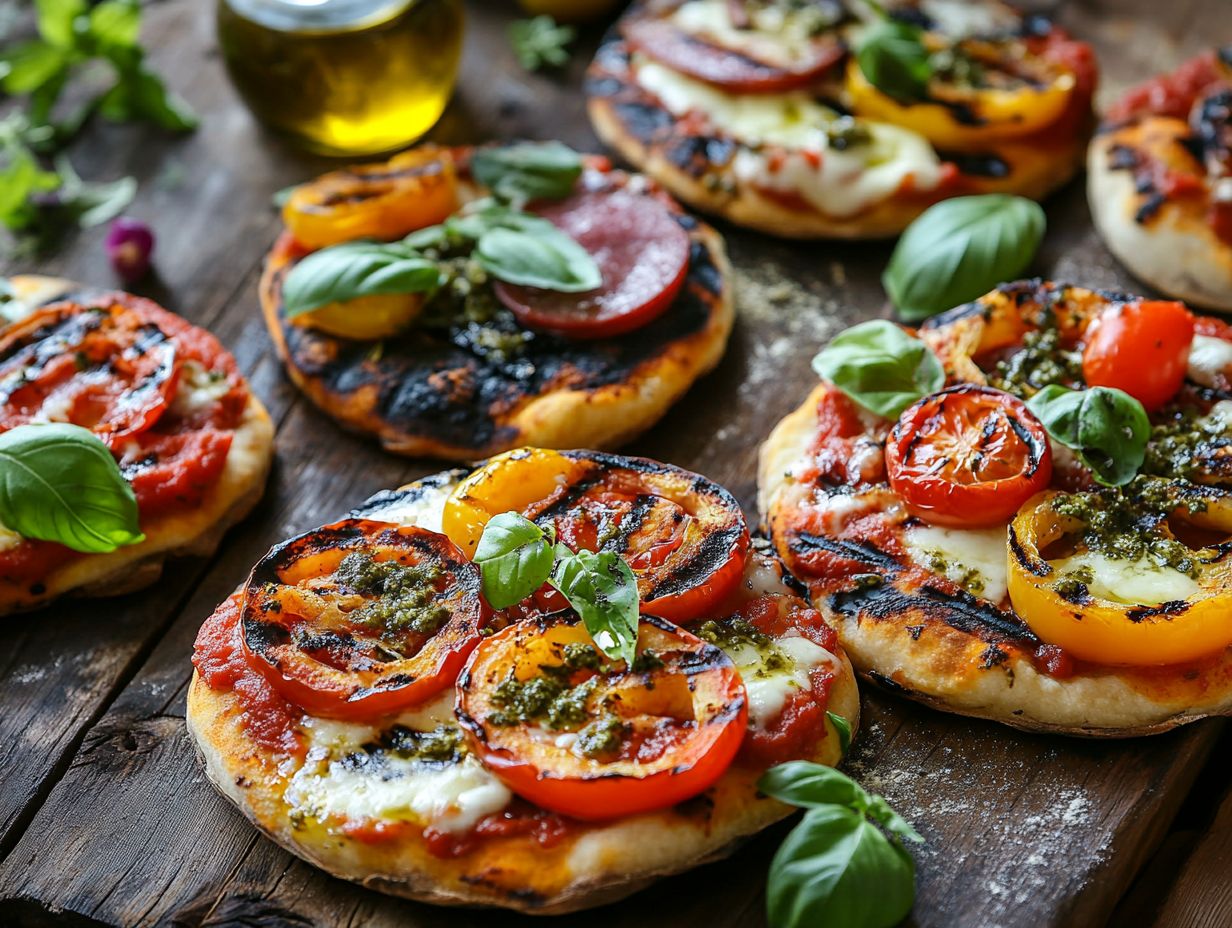 What are 10 must-try grilled pizza toppings?