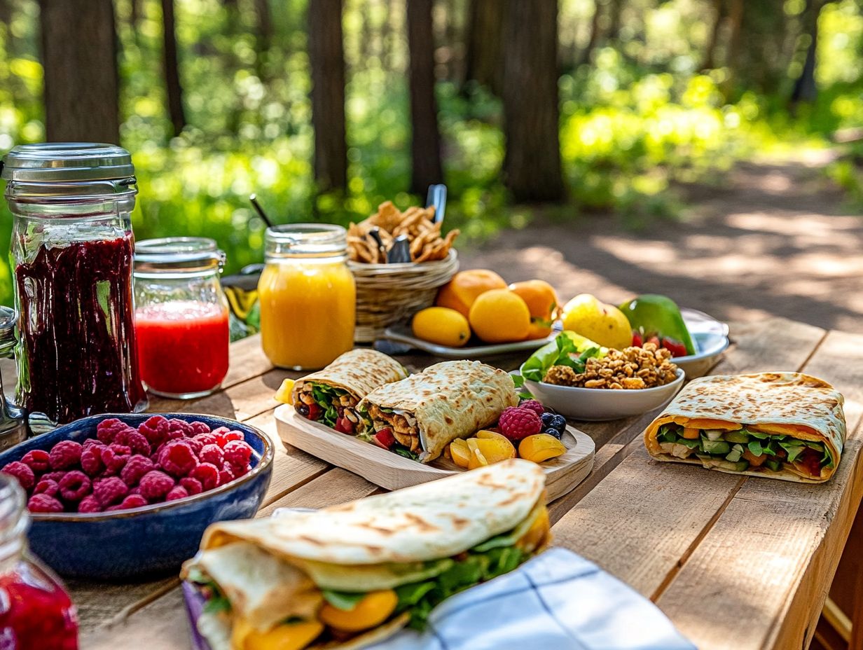 Discover 10 quick and filling camping lunch ideas for your next adventure!