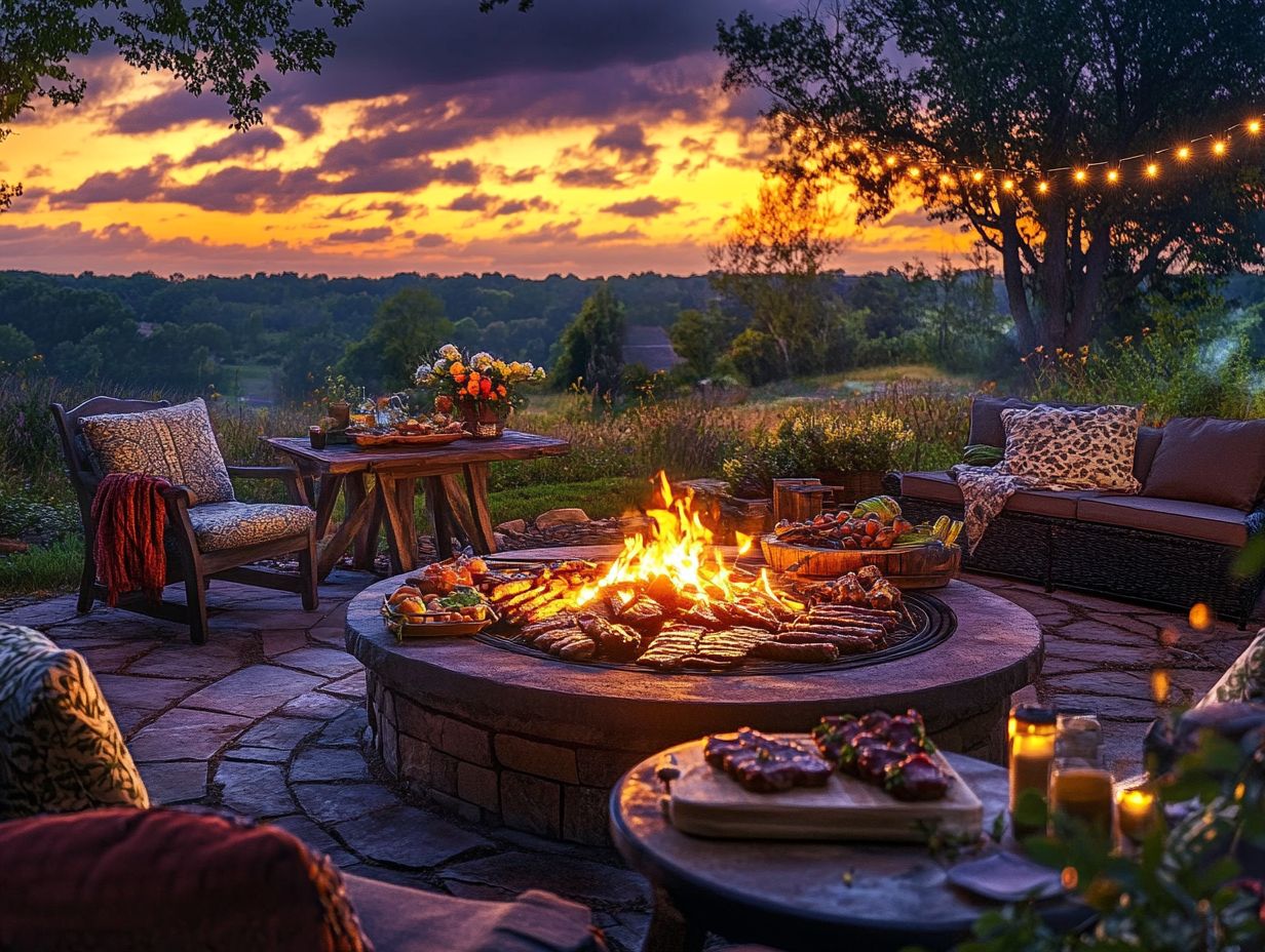 1. What are some quick fire pit recipes for busy evenings?