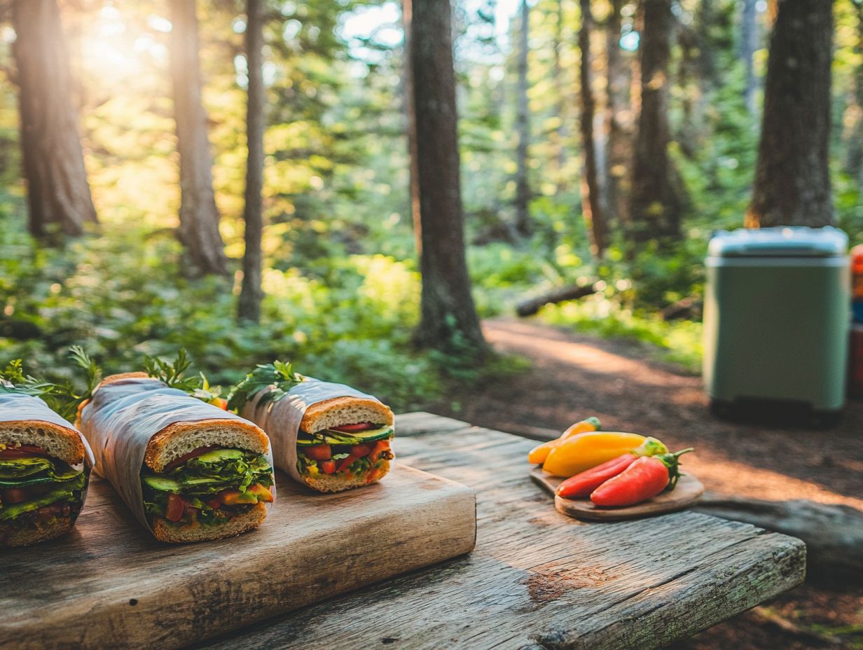 Delicious sandwich ideas for camping trips