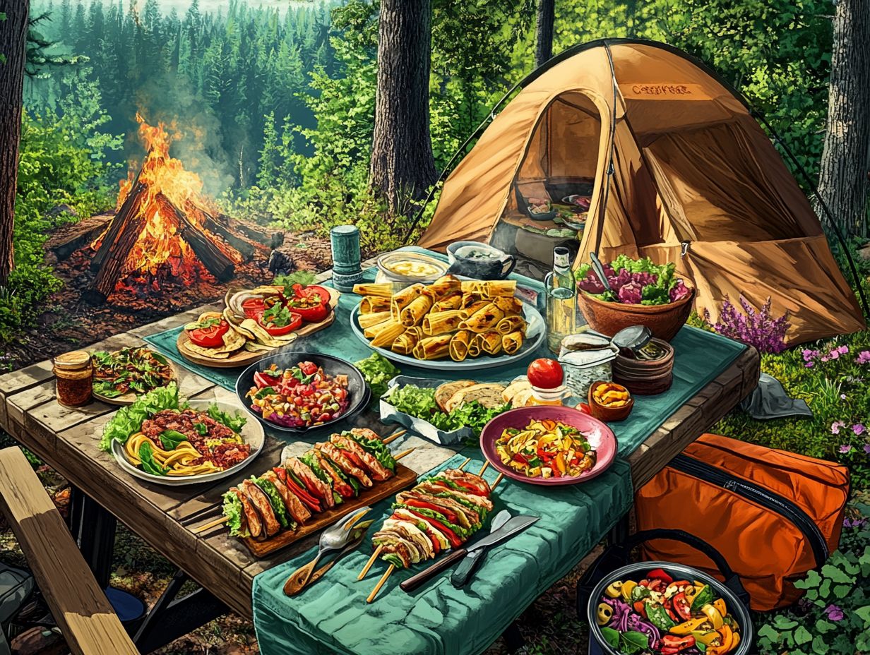 Creative ways to use leftovers while camping