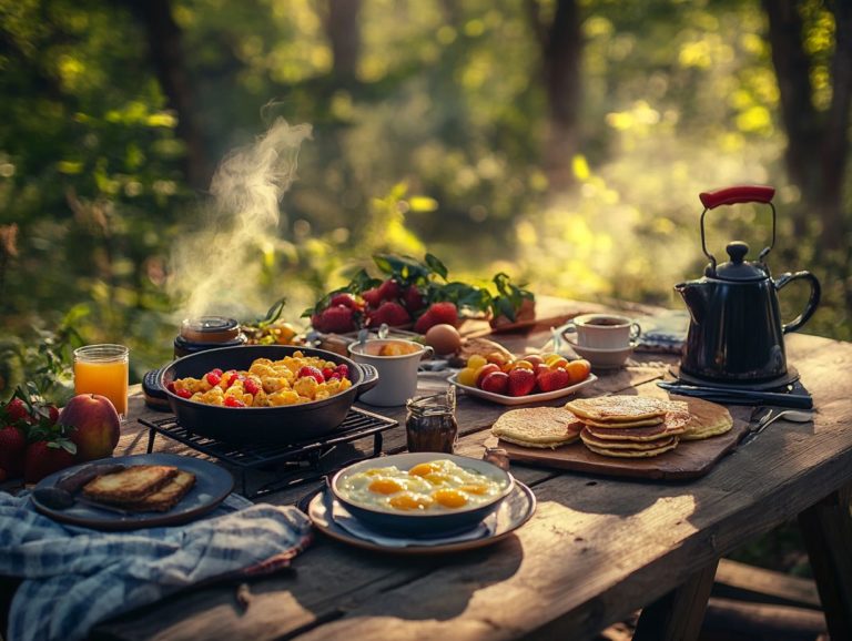 5 Easy Breakfast Recipes for Camping Adventures