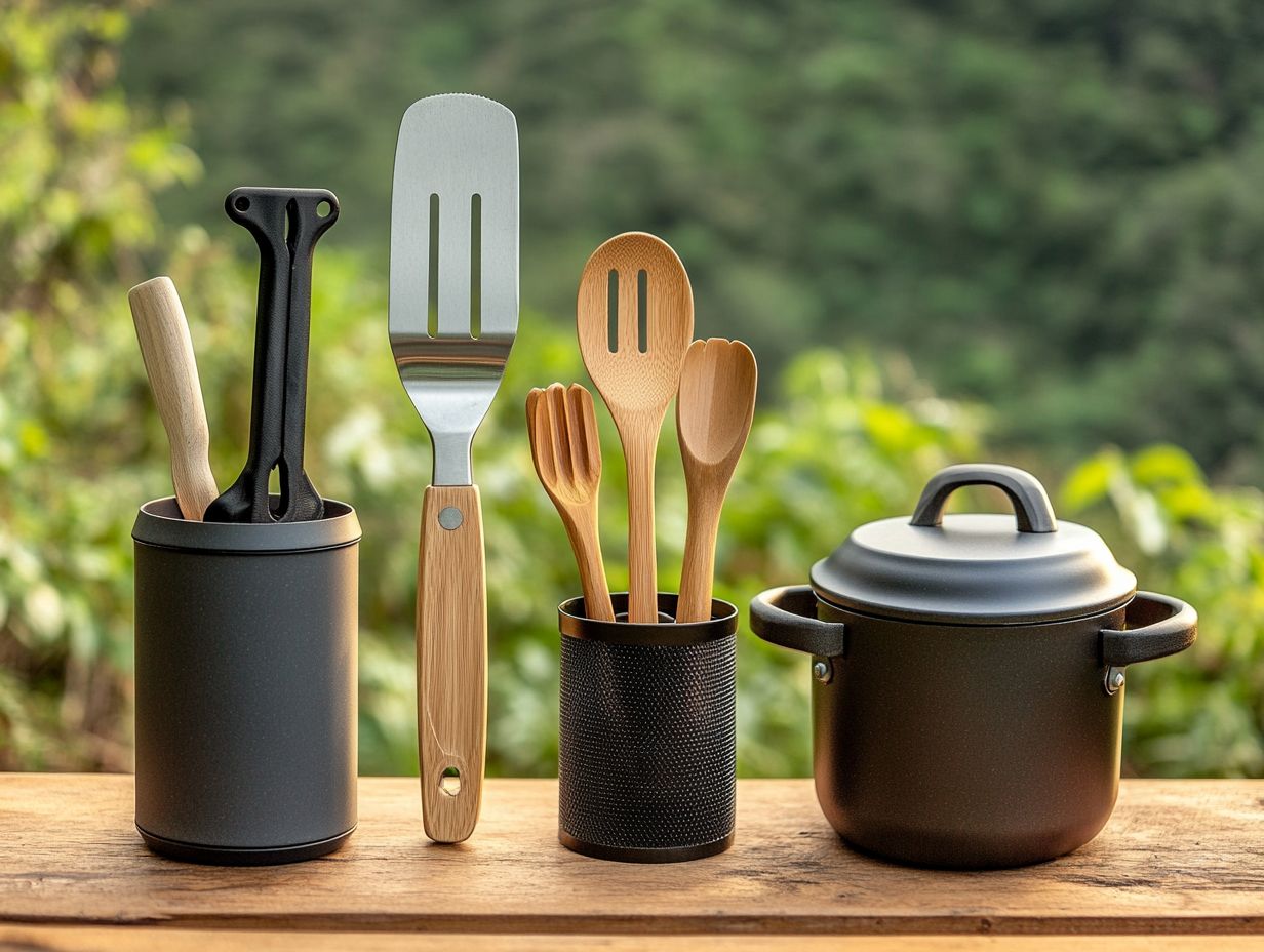 What Are Some Alternative Options for Cooking Utensils While Camping?