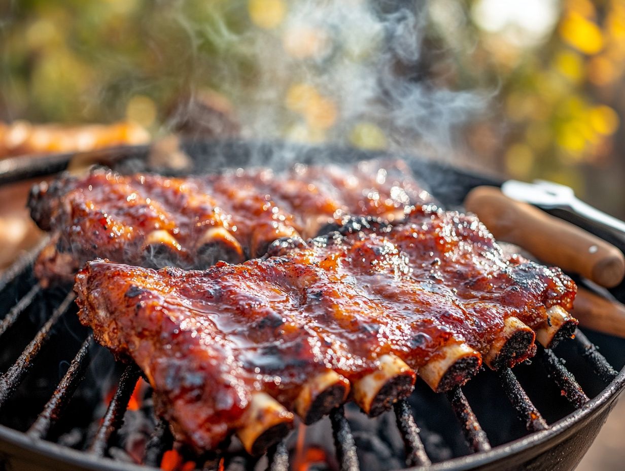 Serving grilled ribs with a variety of sides can enhance your dining experience.