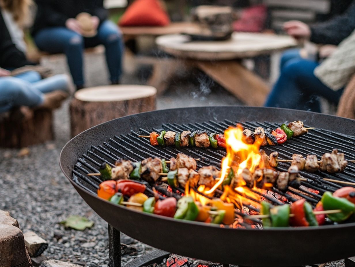 Cooking mistakes to avoid when using a fire pit