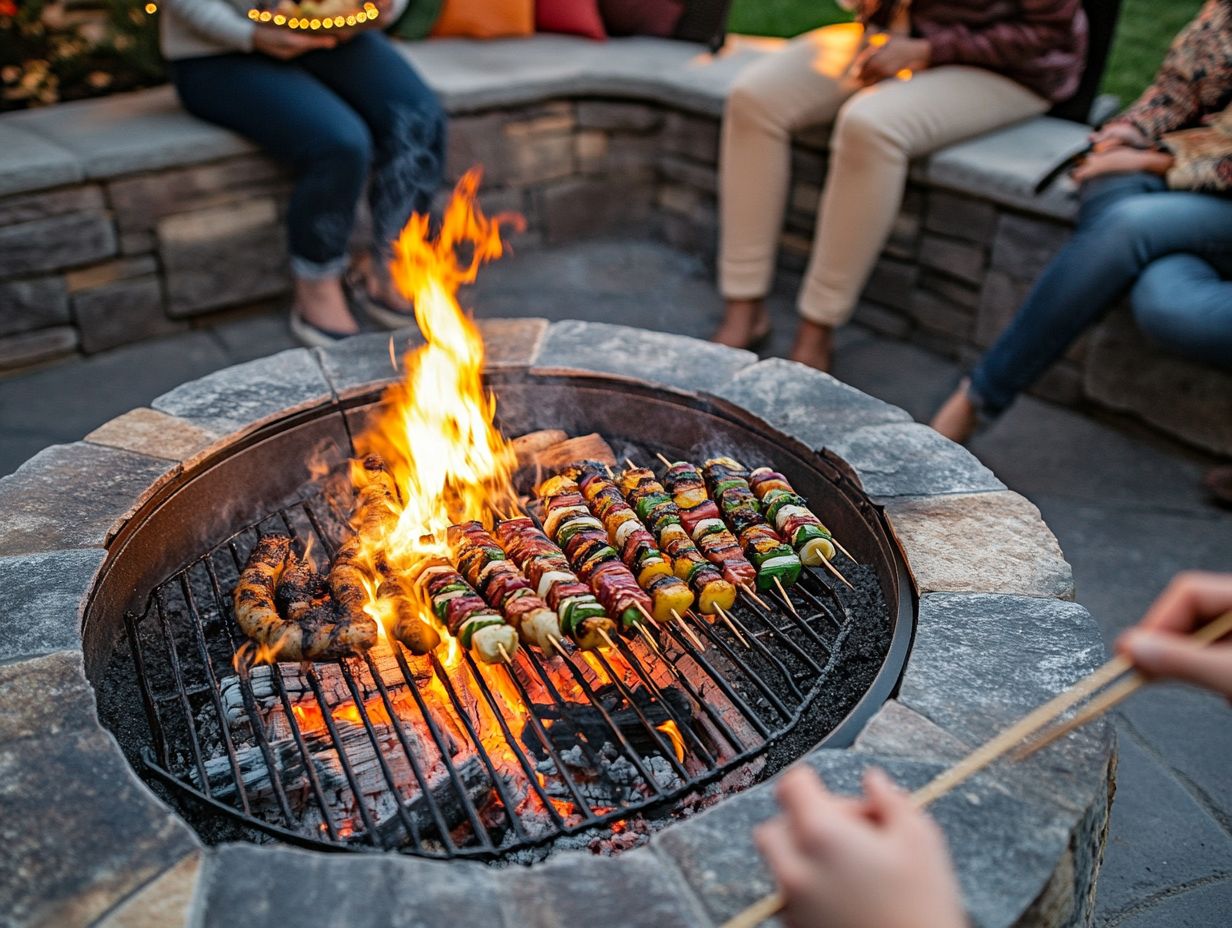 How Can You Tell When the Fire Pit Is Ready for Cooking?