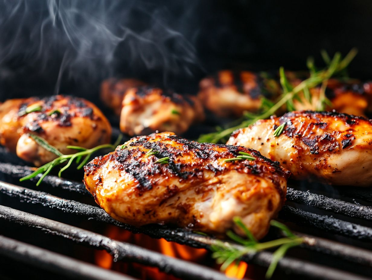 What Are Some Seasoning Options for Grilled Chicken?