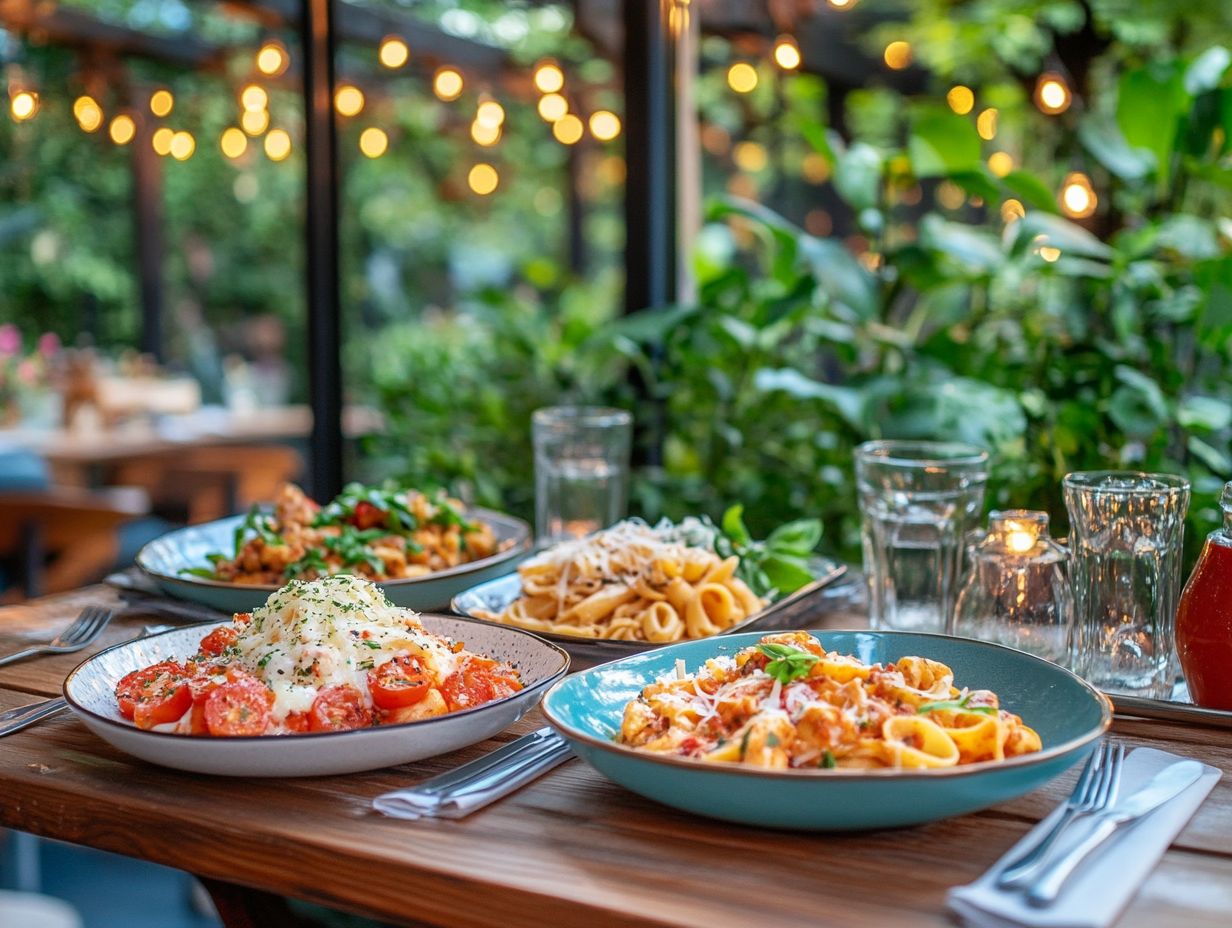 A plate of Lemon Garlic Shrimp Pasta