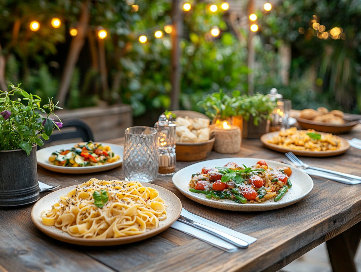 Image illustrating frequently asked questions about pasta recipes