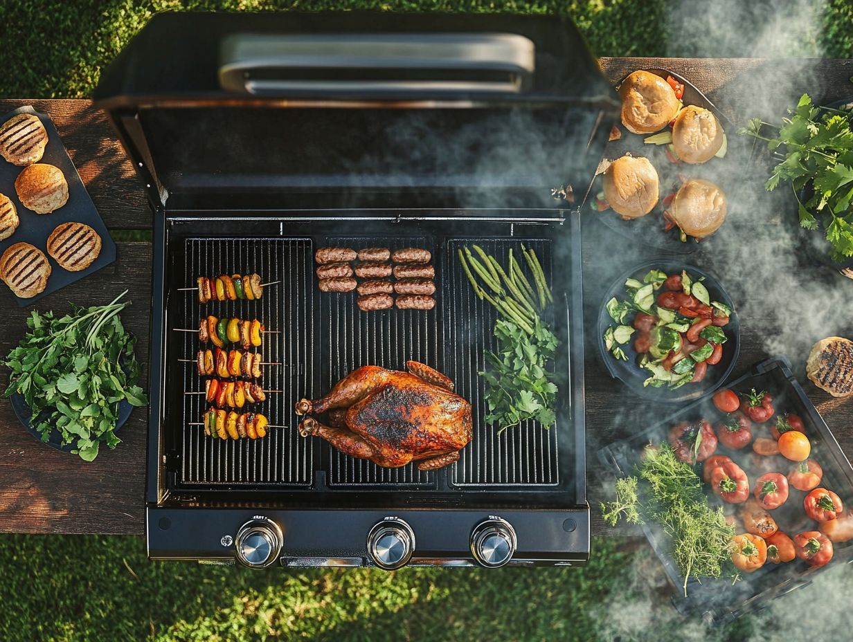 Image illustrating unique grilling techniques for summer BBQs