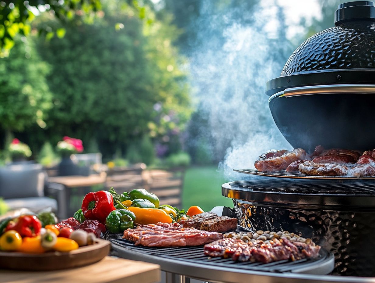 An array of herbs and spices for enhancing smoked BBQ flavors.