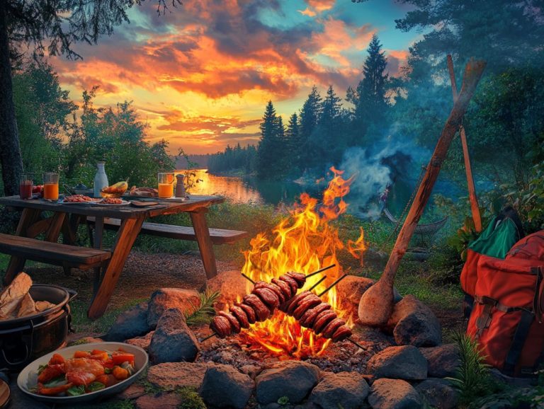 Best Practices for Cooking Meat While Camping