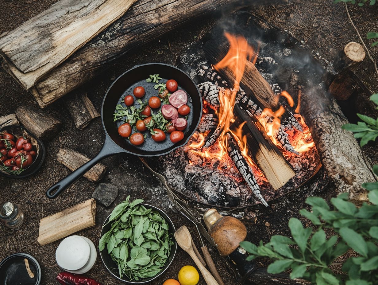 What are some essential tips for beginners interested in campfire cooking?