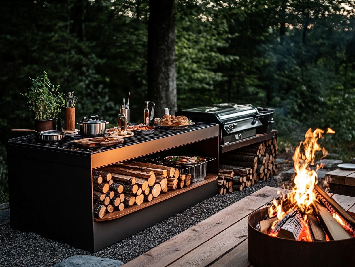 Cooking on a Fire Pit