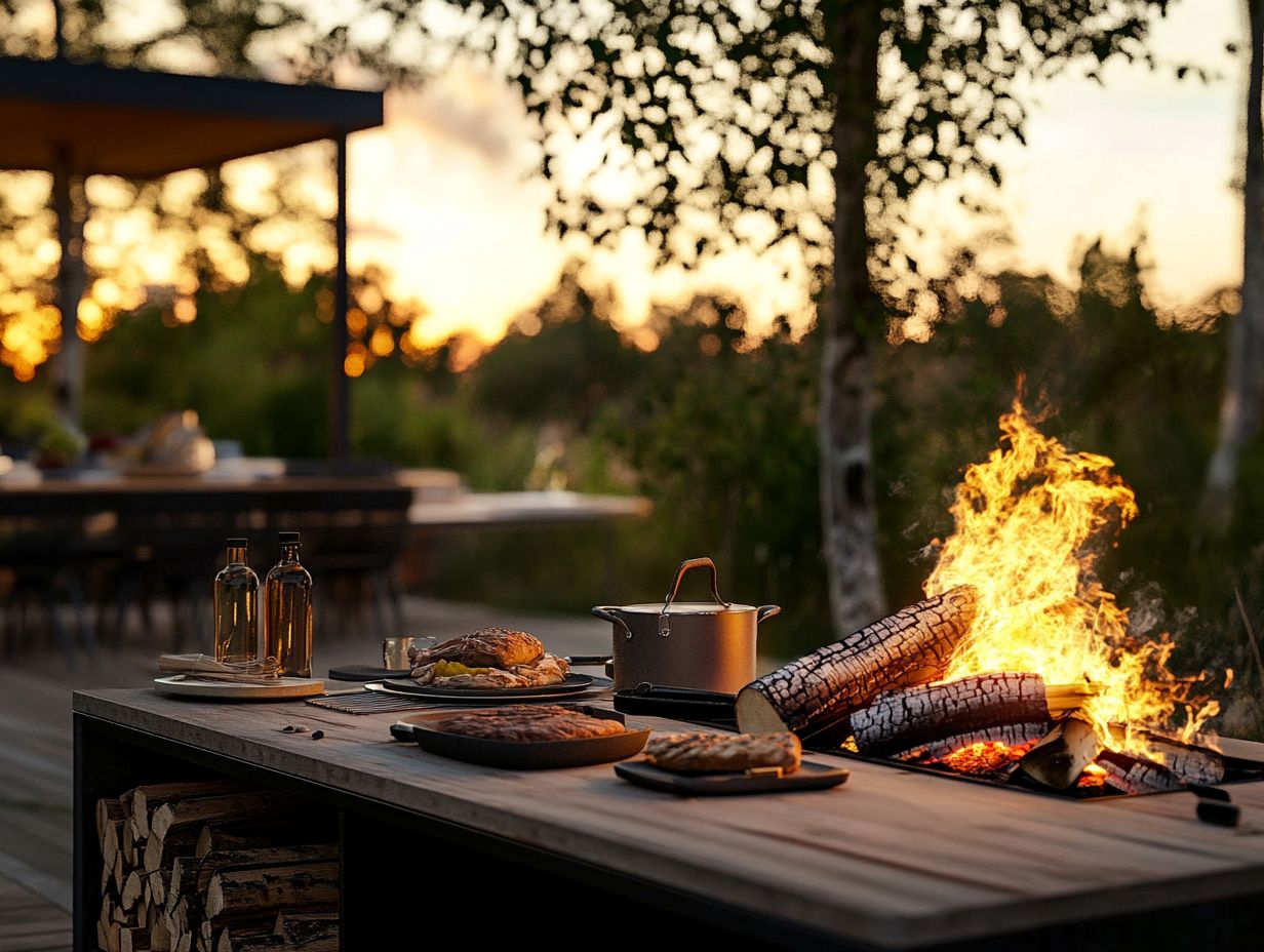 Which is better for cooking: a campfire or a fire pit?