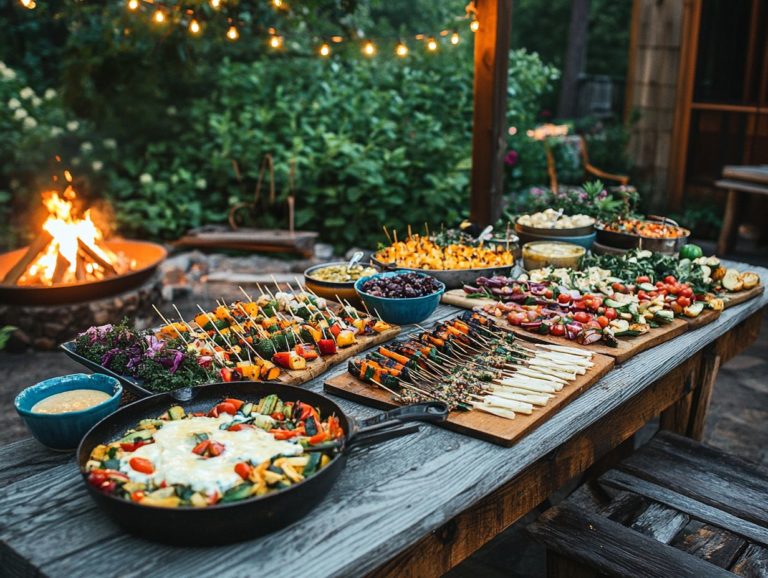 Creative Appetizers for Fire Pit Cooking