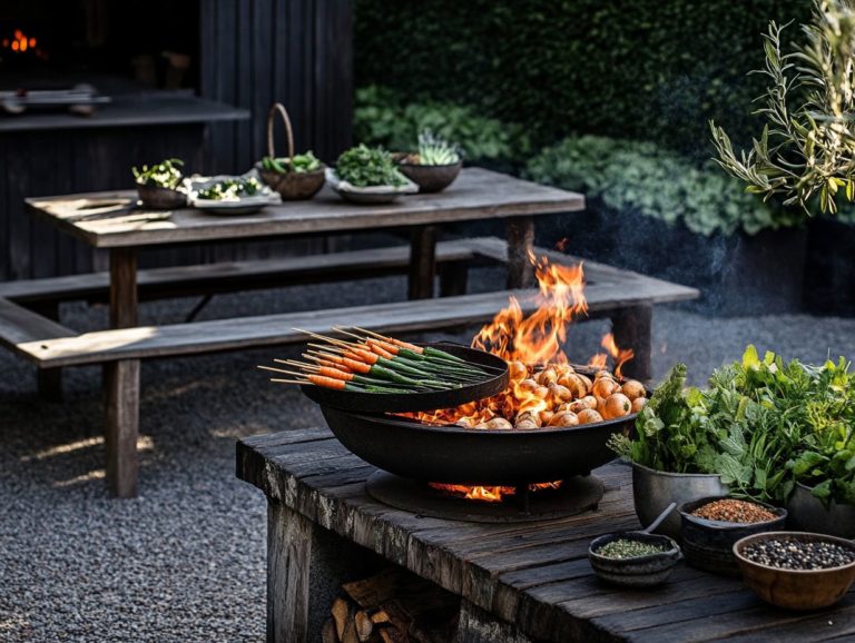 Fire Pit Cooking for Vegetarians: 10 Tasty Recipes