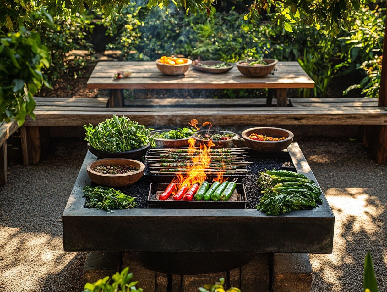 What Are the Benefits of Cooking Vegetarian on a Fire Pit?