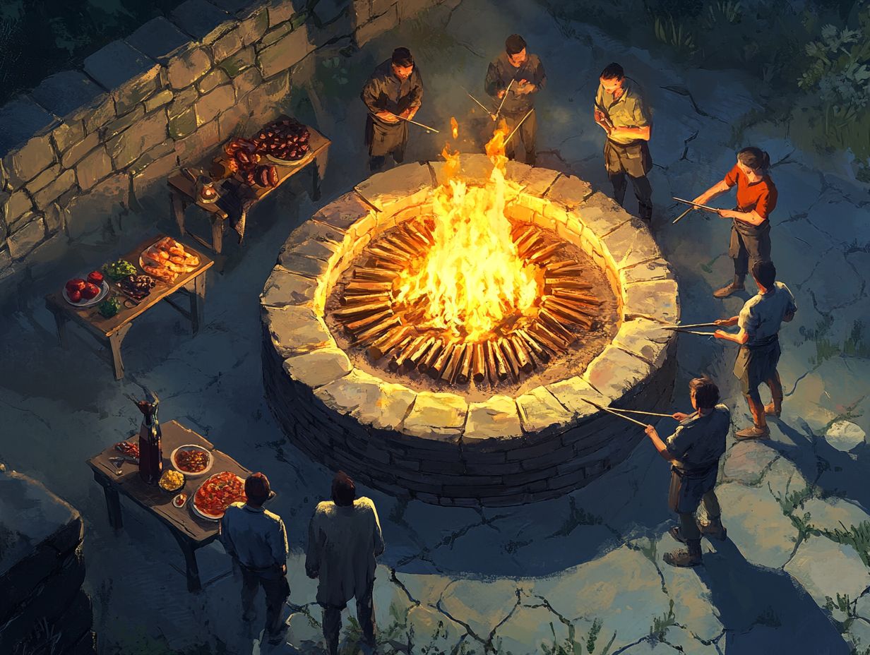 Image of FAQs related to fire pit cooking