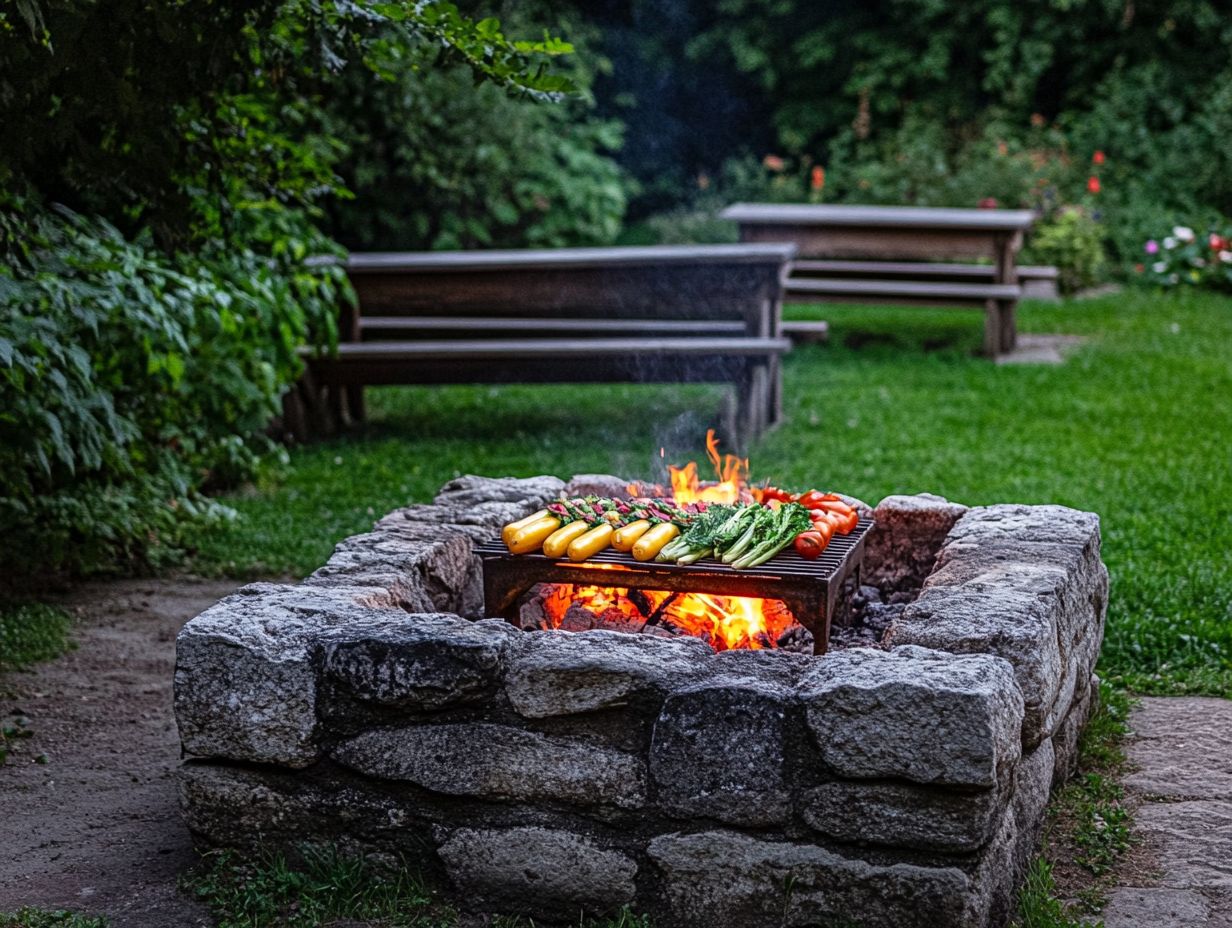 Cooking Over the Fire Pit