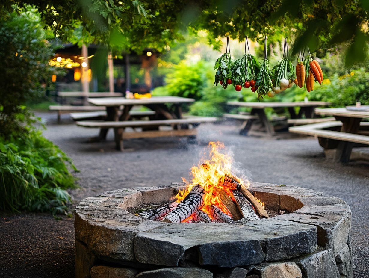 Discover the essentials for a perfect cooking fire pit!