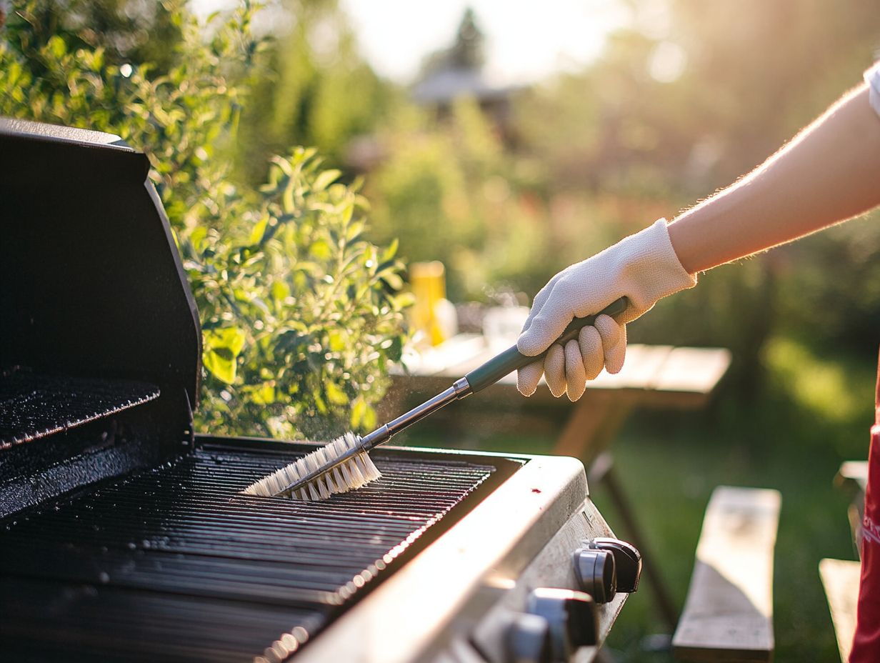 Step 3: Cleaning the Interior and Exterior of the Grill