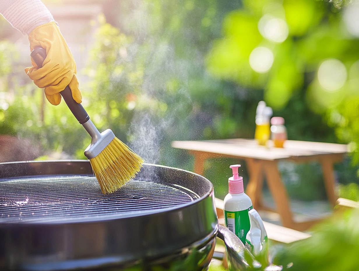 How to clean your grill after use