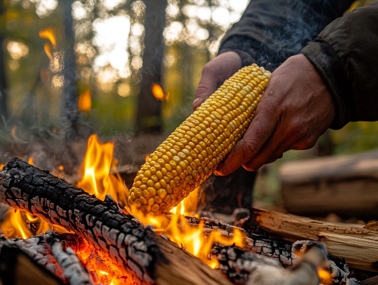 Prepping the Corn