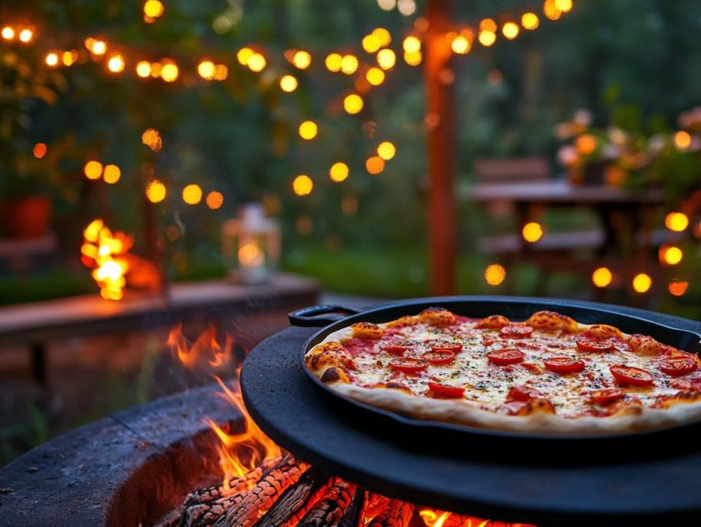 How to Cook Pizza on a Fire Pit