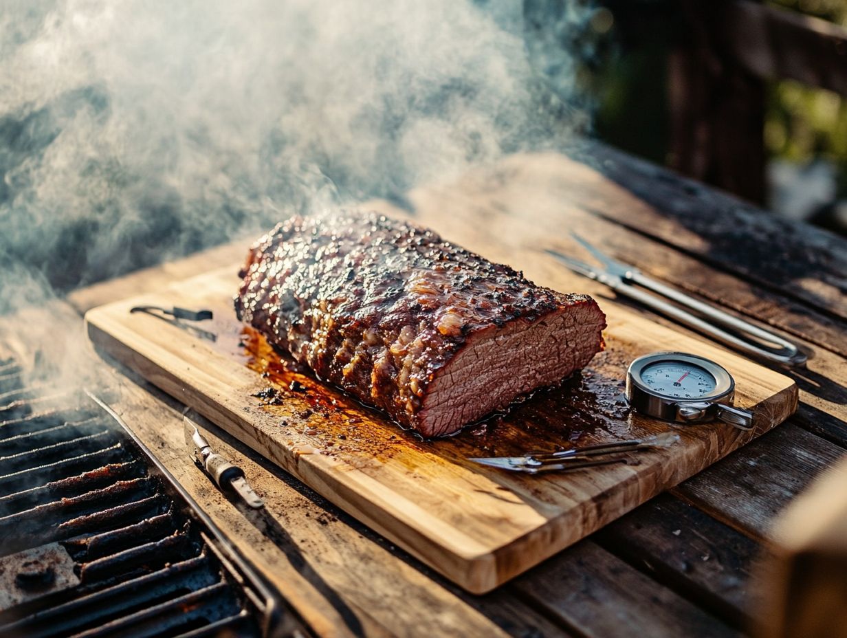 Serving and Enjoying Your Grilled Brisket