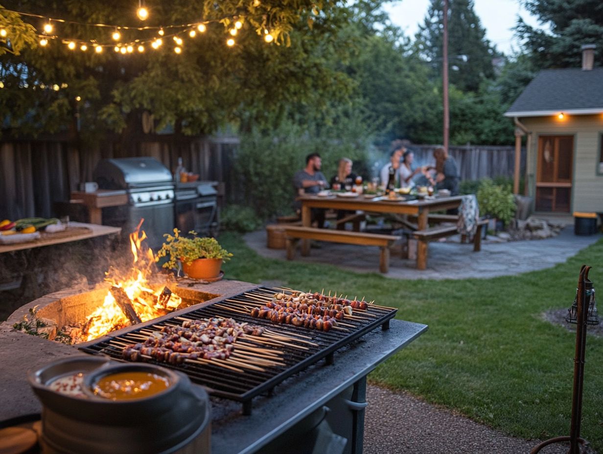 1) What is a fire pit cooking party?