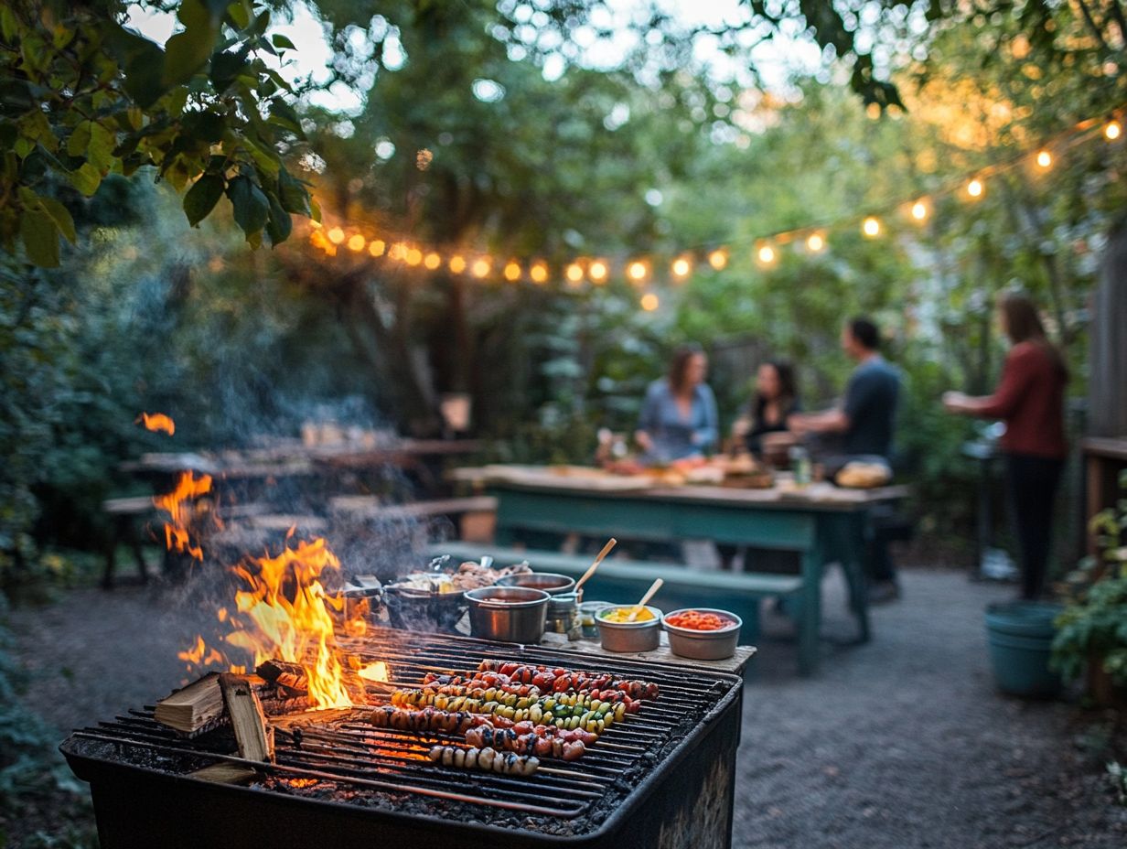 Safety Precautions for Hosting a Fire Pit Cooking Party