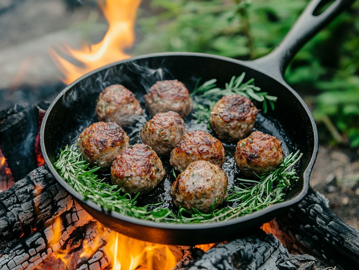 Preparing the Meatballs