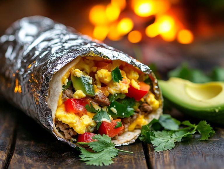 How to Make the Perfect Campfire Breakfast Burrito