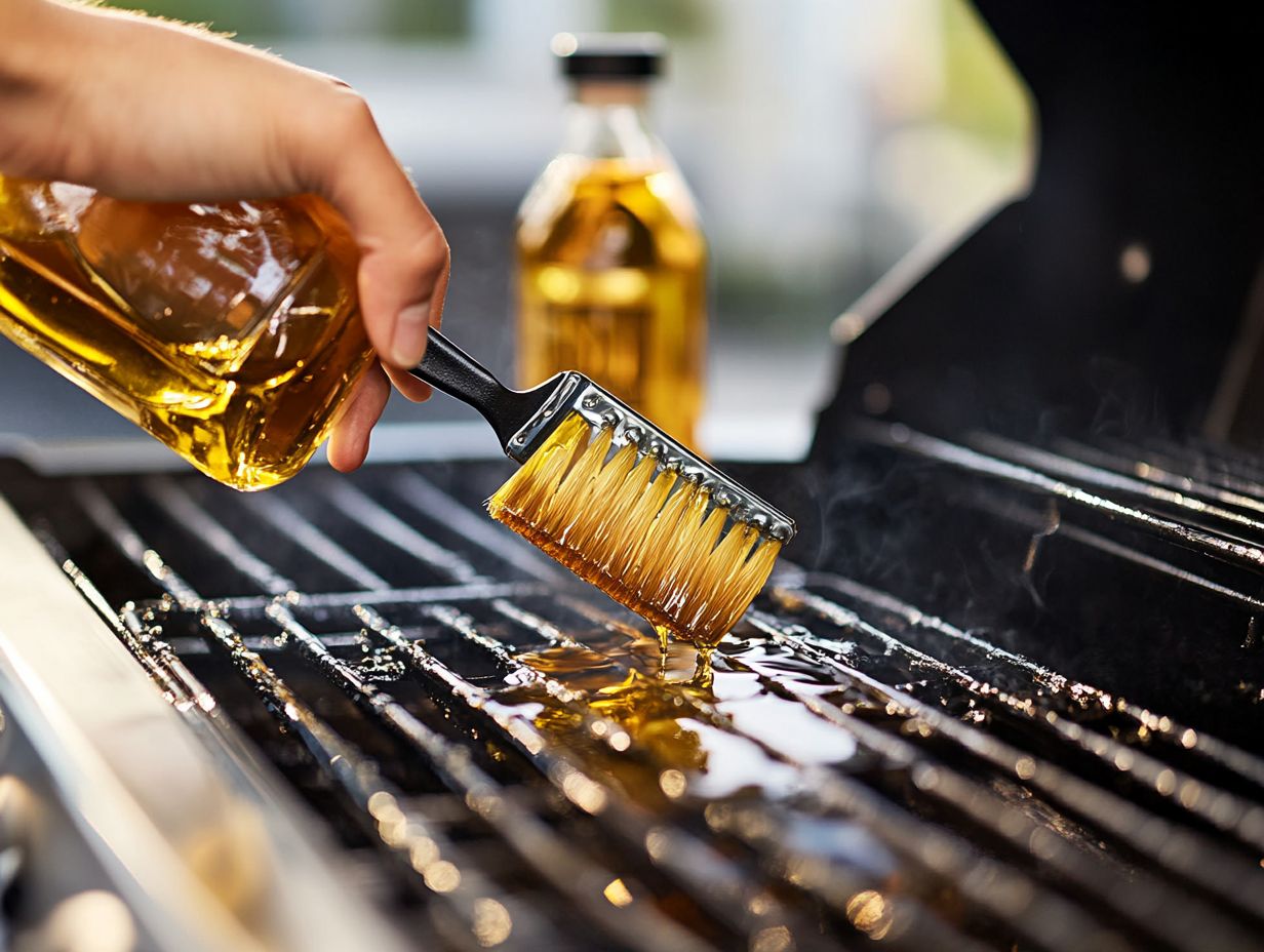 Image showing the best oils for grilling with high smoke points