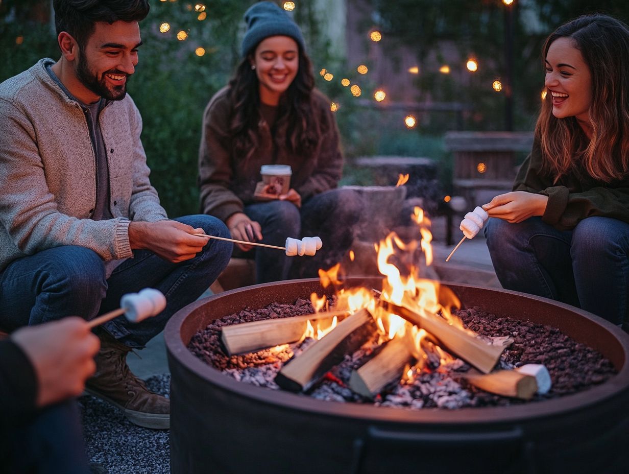 Illustration of Perfectly Roasted Marshmallows Techniques