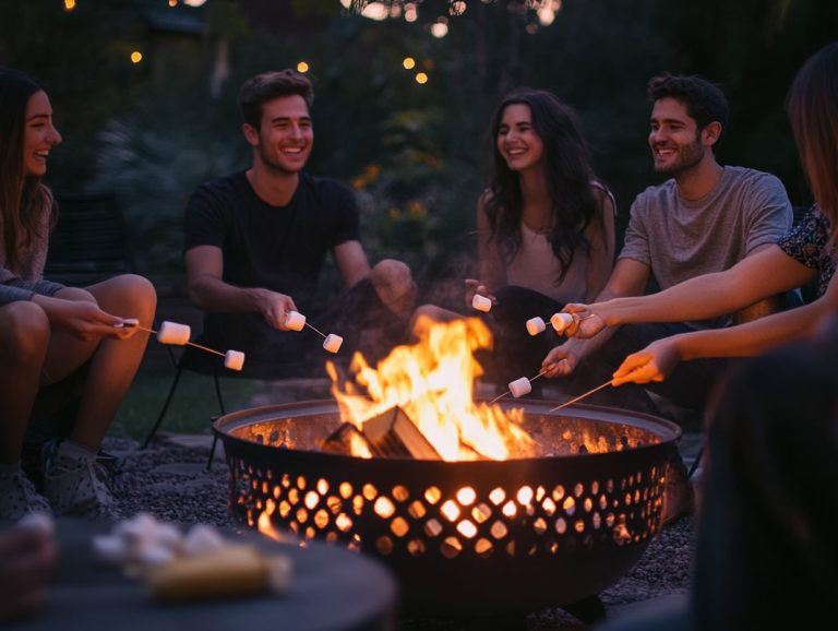 How to Roast Marshmallows Perfectly on a Fire Pit