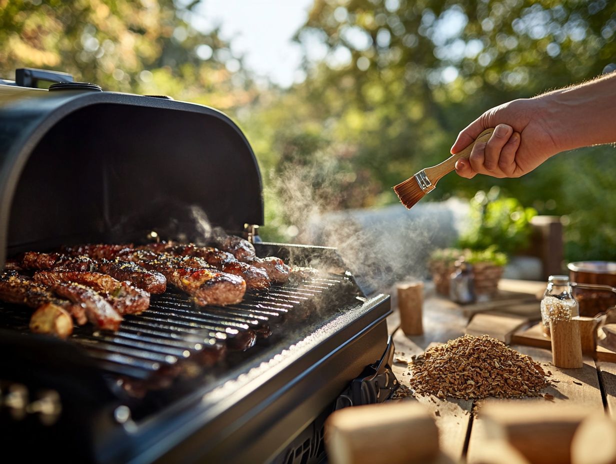 Re-seasoning a smoker