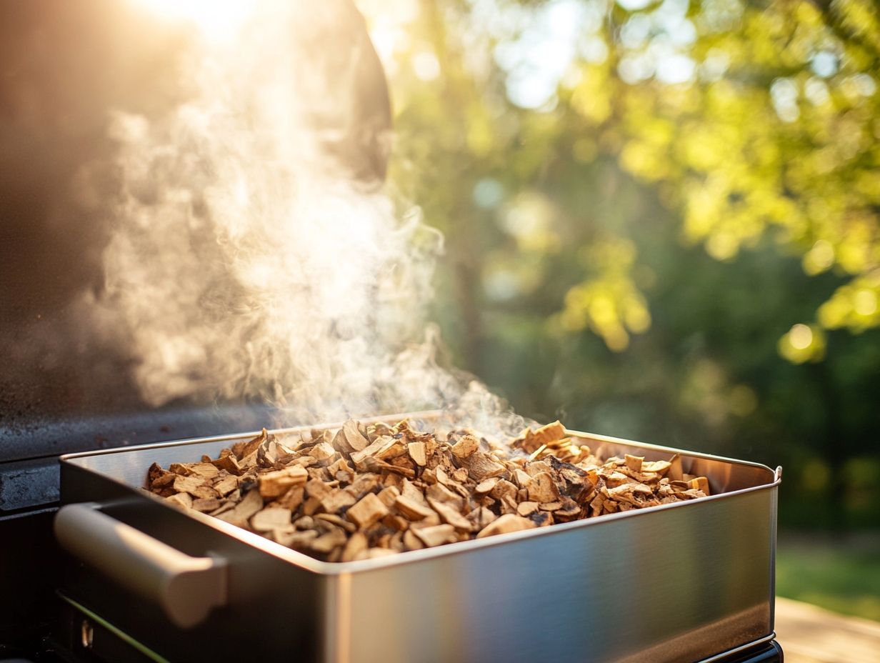 How do I use a smoker box on my grill?