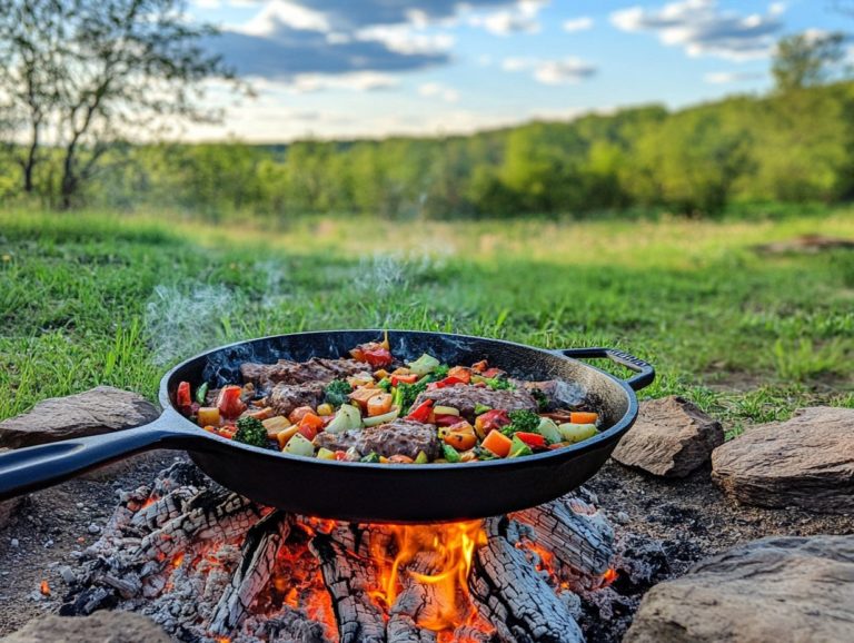 How to Use Cast Iron for Fire Pit Cooking