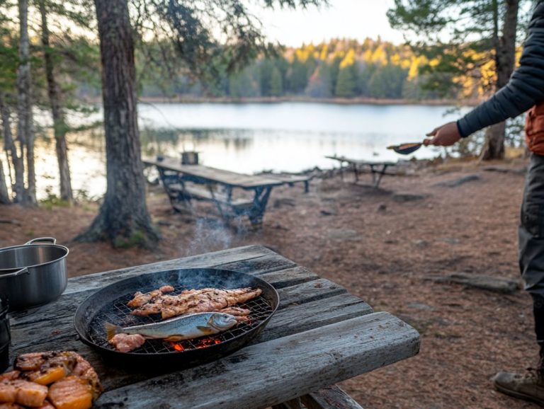 The Art of Cooking Fish While Camping