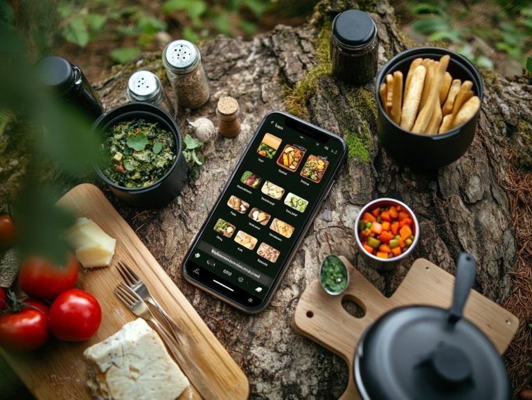 The Best Camping Apps for Meal Planning