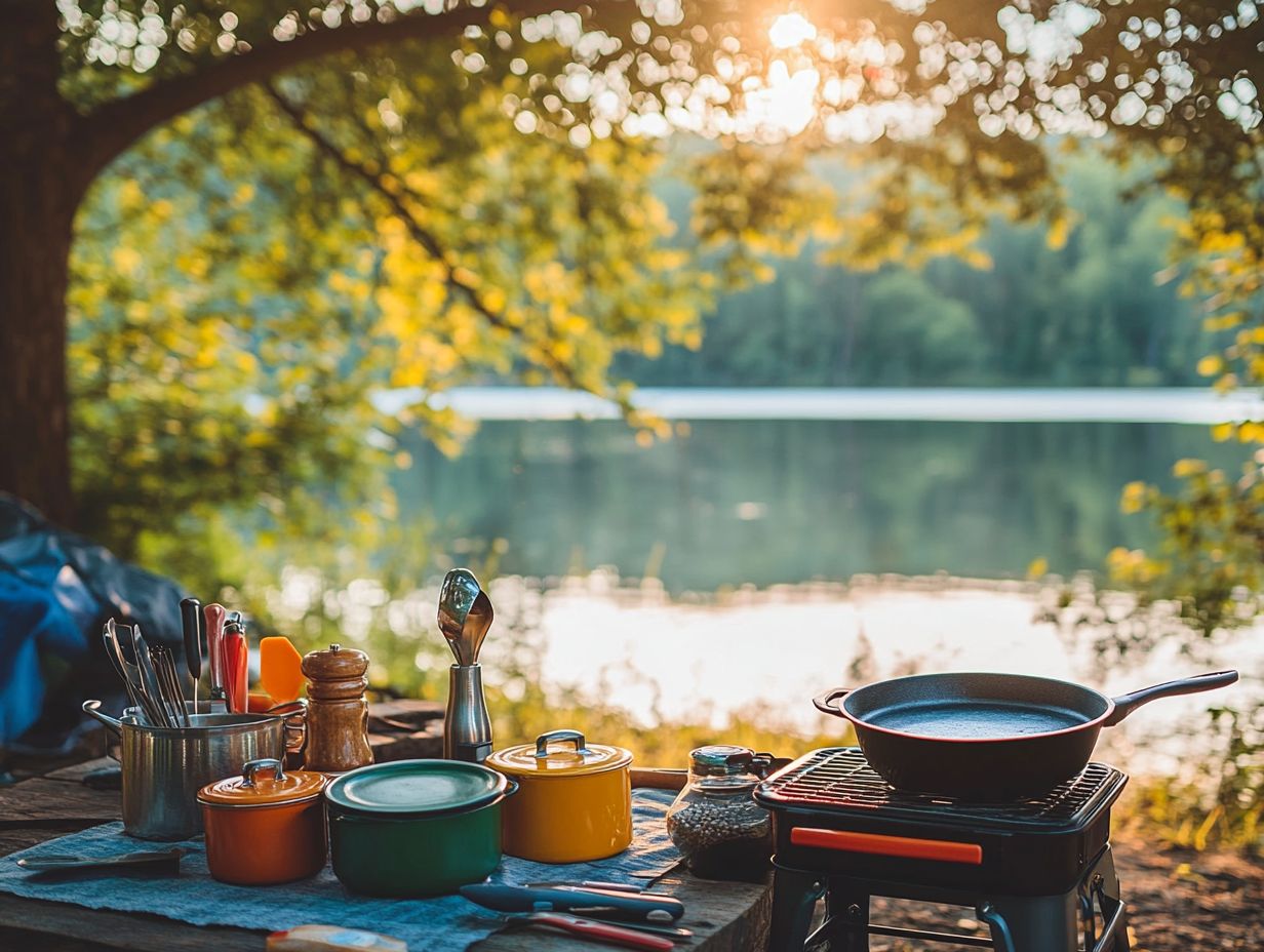 Key features to look for when choosing cooking gear for camping